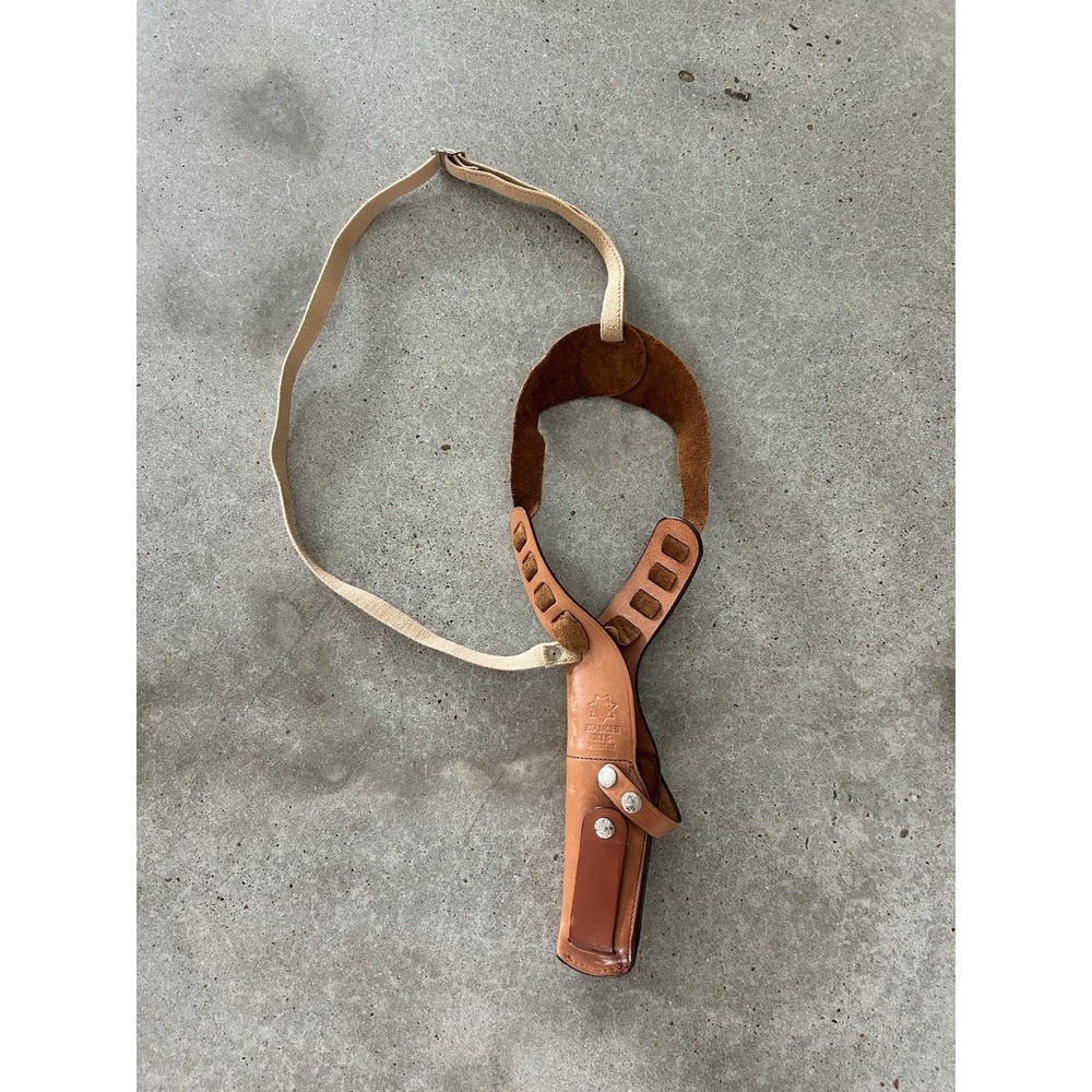 Bianchi # X15 Shoulder Holster Concealed Carry‎ Leather VGUC